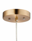 Carro Home Taurus Jewel Tone Glass Pendant Light -Golden Diamond  Adjustable Height