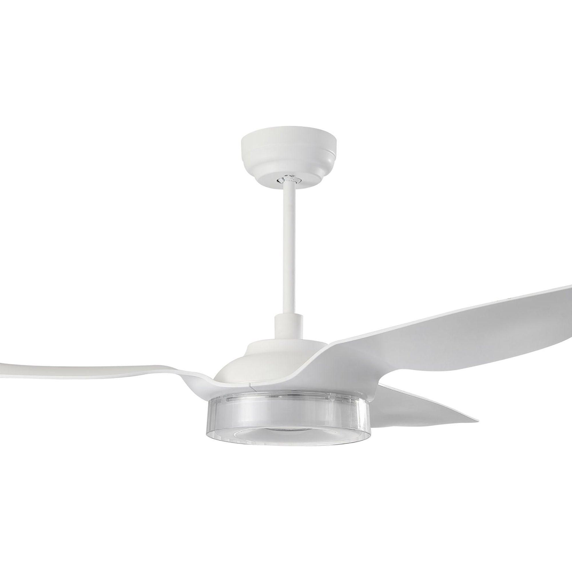 Carro Icebreaker 60&#39;&#39; 3-Blade Smart Ceiling Fan with LED Light Kit &amp; Remote - Black Case and Fan Blades