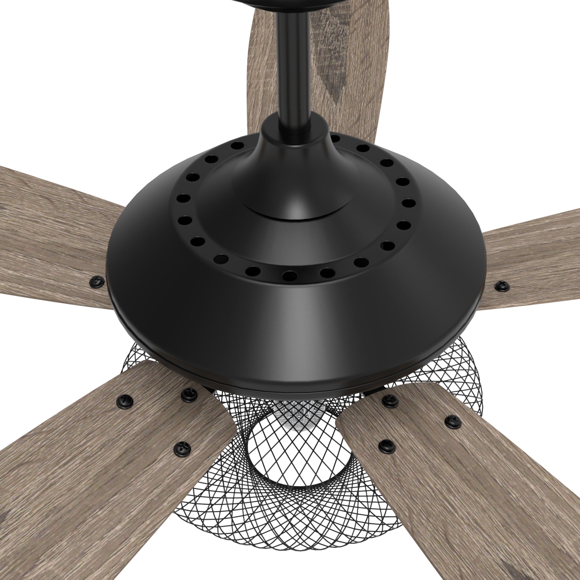 This Smafan Keller 52&#39;&#39;ceiling fan keeps your space cool, bright, and stylish. It is a soft modern masterpiece perfect for your large indoor living spaces. This ceiling fan is a simplicity designing with black finish, use elegant Plywood blades and compatible with LED bulb(Not included). The fan features remote control.