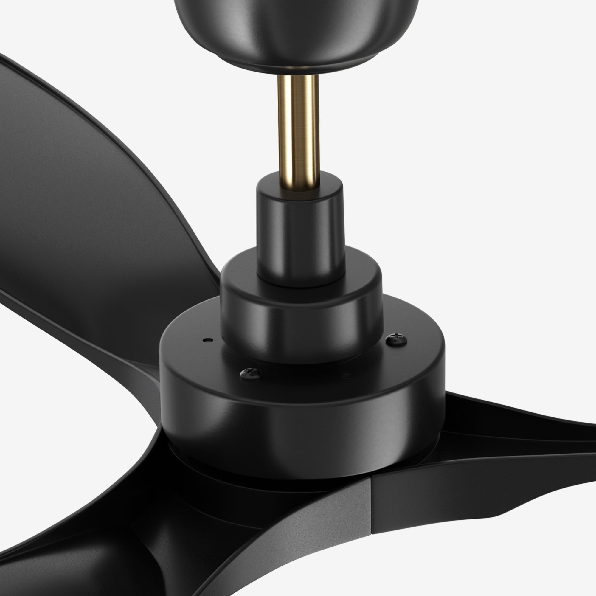 This Kilmory 52" ceiling fan keeps your space cool and stylish. It is a soft modern masterpiece perfect for your large indoor living spaces. This ceiling fan is a simplicity designing with Black finish, use very strong ABS blades. The fan features Remote control to set fan preferences. 