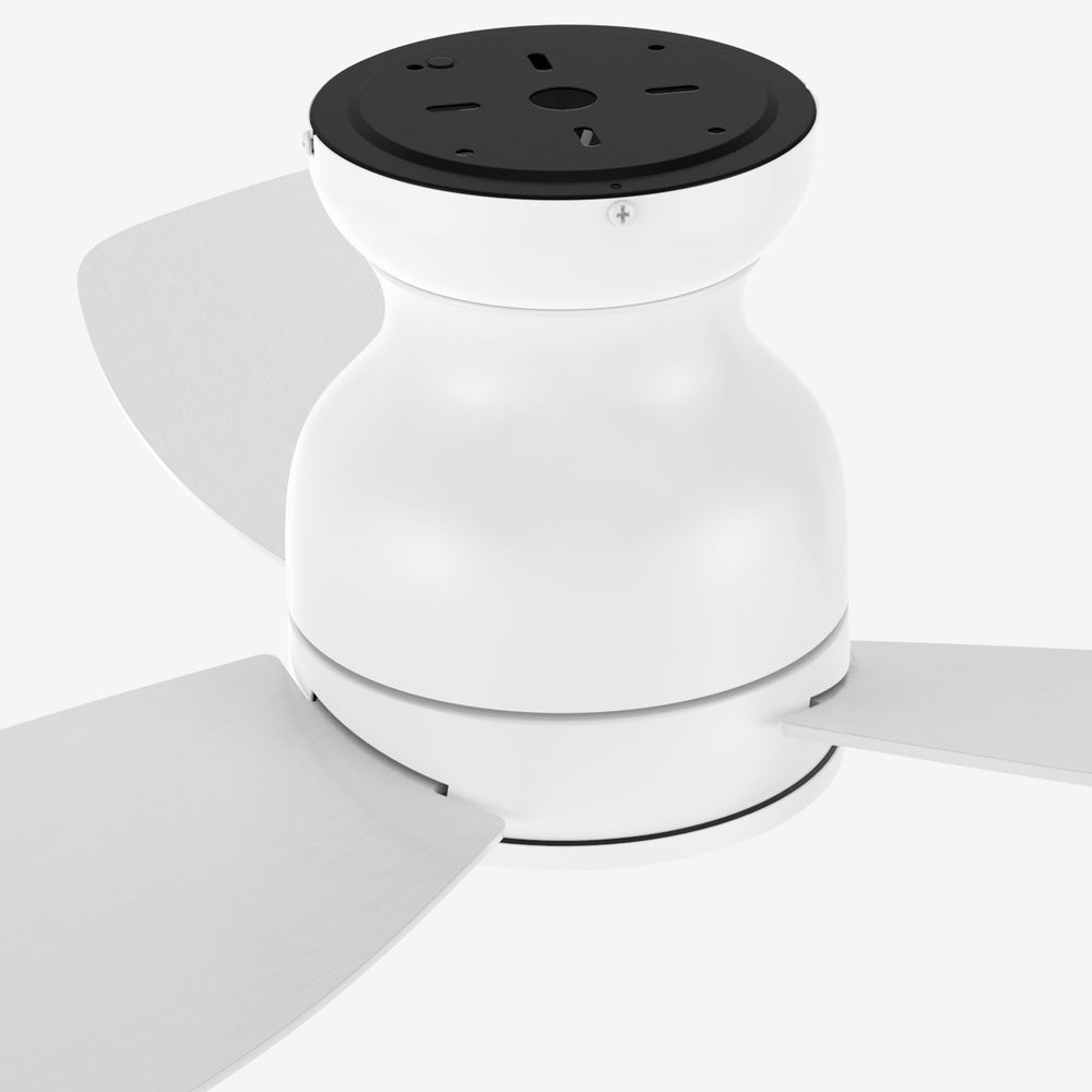 Enjoy a cooling breeze and relaxing controling in an elegant space with the Smafan Osborn 44 inch indoor ceiling fan. The fan is equipped with the latest motor and controling technology with a stylish exterior to suit the décor of your preference. The fan features a charming wood / white finish and sleek blades to cooling up your indoor living spaces. 