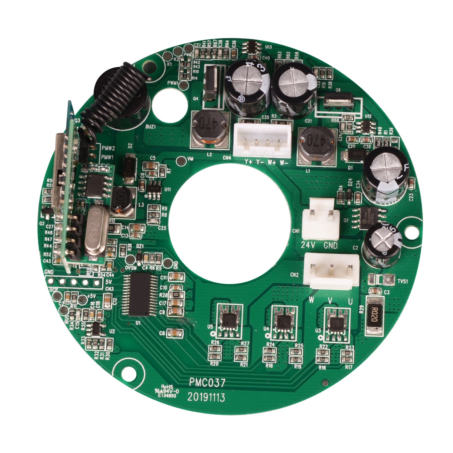 PCB For CARRO Smart Ceiling Fan With Light,DC motor only