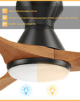 This Antrim 52'' smart ceiling fan keeps your space cool, bright, and stylish. It is a soft modern masterpiece perfect for your large indoor living spaces. This Wifi smart ceiling fan is a simplicity designing with Black finish, use elegant Solid Wood blades and has an integrated 4000K LED daylight. The fan features Remote control, Wi-Fi apps, Siri Shortcut and Voice control technology (compatible with Amazon Alexa and Google Home Assistant ) to set fan preferences. 