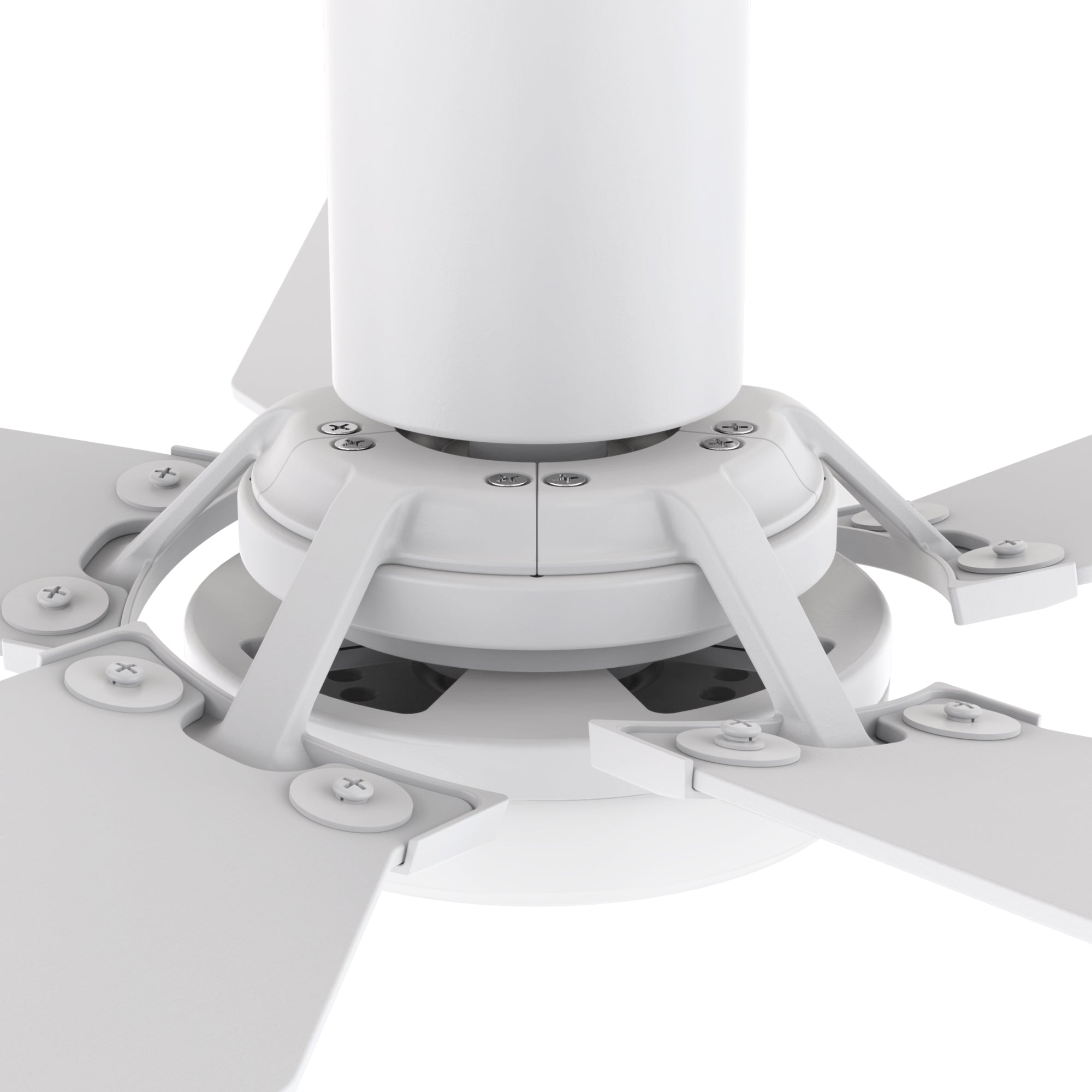 This Voyager 52'' smart ceiling fan keeps your space cool, bright, and stylish. It is a soft modern masterpiece perfect for your large indoor living spaces. This Wifi smart ceiling fan is a simplicity designing with White finish, use elegant Plywood blades, Glass shade and has an integrated 4000K LED cool light. The fan features Remote control, Wi-Fi apps, Siri Shortcut and Voice control technology (compatible with Amazon Alexa and Google Home Assistant ) to set fan preferences.#color_white