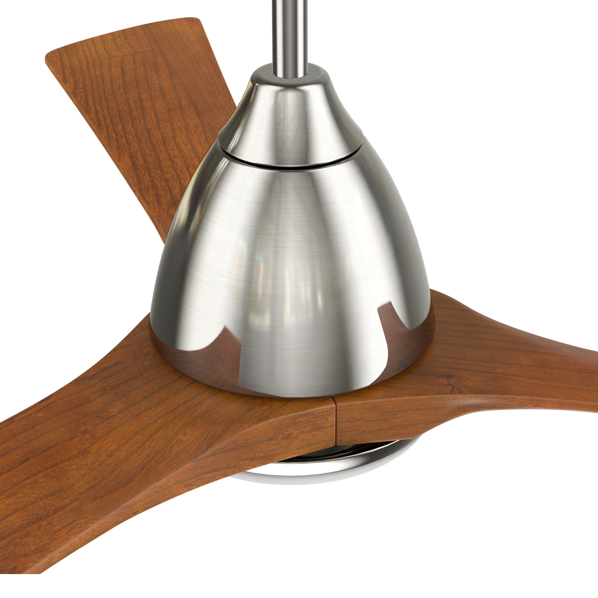 This Cadiz 52&#39;&#39; smart ceiling fan keeps your space cool, bright, and stylish. It is a soft modern masterpiece perfect for your large indoor living spaces. This Wifi smart ceiling fan is a simplicity designing with Silver finish, use elegant Solid Wood blades and has an integrated 4000K LED cool light. The fan features Remote control, Wi-Fi apps, Siri Shortcut and Voice control technology (compatible with Amazon Alexa and Google Home Assistant ) to set fan preferences. 