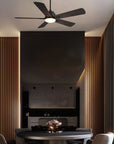 This Elgin 52'' smart ceiling fan keeps your space cool, bright, and stylish. It is a soft modern masterpiece perfect for your large indoor living spaces. This Wifi smart ceiling fan is a simplicity designing with Black finish, use elegant Plywood blades and has an integrated 4000K LED cool light. The fan features Remote control, Wi-Fi apps, Siri Shortcut and Voice control technology (compatible with Amazon Alexa and Google Home Assistant ) to set fan preferences. 