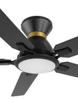 This Essex 52'' smart ceiling fan keeps your space cool, bright, and stylish. It is a soft modern masterpiece perfect for your large indoor living spaces. This Wifi smart ceiling fan is a simplicity designing with Black finish, use elegant Plywood blades and has an integrated 4000K LED cool light. The fan features Remote control, Wi-Fi apps, Siri Shortcut and Voice control technology (compatible with Amazon Alexa and Google Home Assistant ) to set fan preferences.