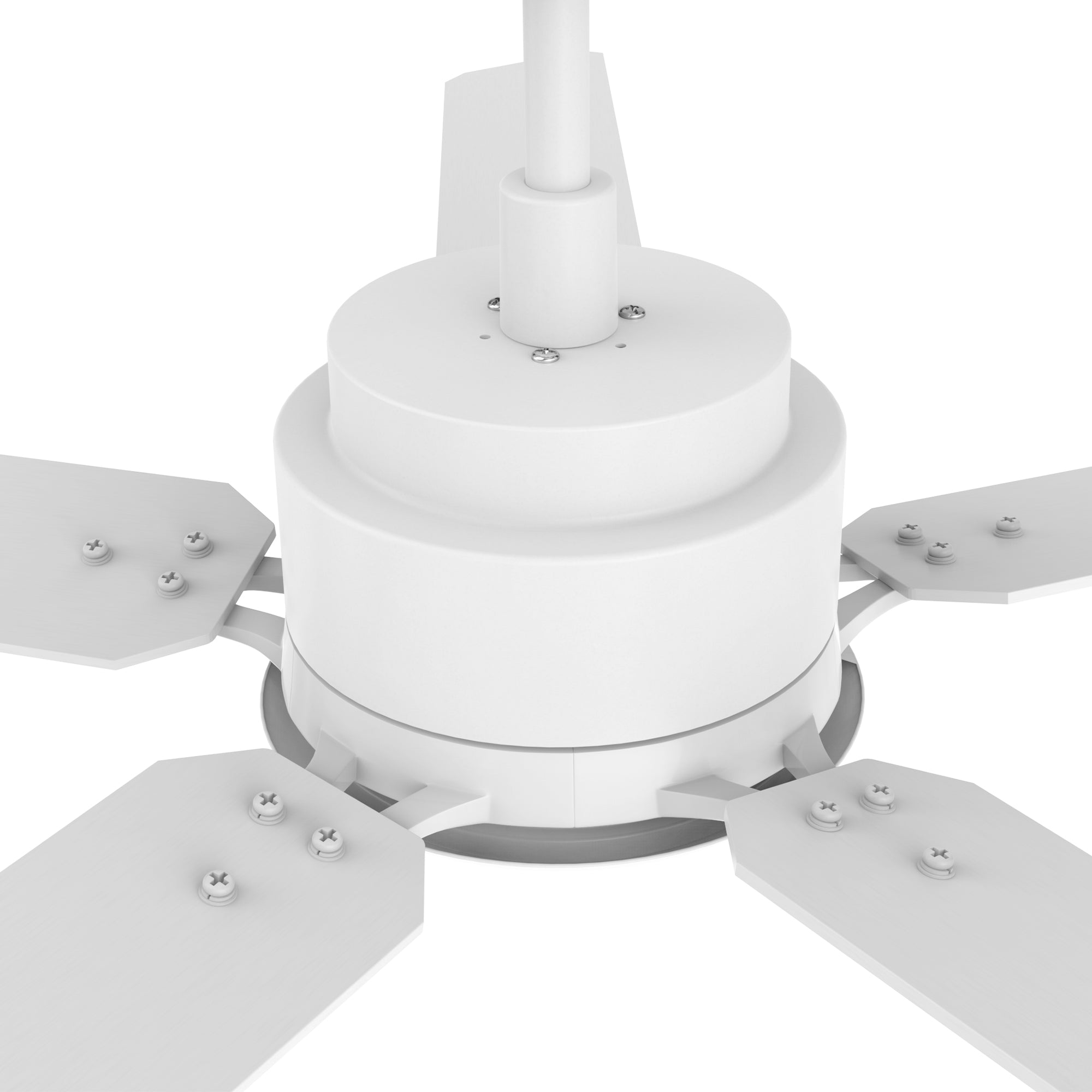 This Essex 56'' smart ceiling fan keeps your space cool, bright, and stylish. It is a soft modern masterpiece perfect for your large indoor living spaces. This Wifi smart ceiling fan is a simplicity designing with White finish, use elegant Plywood blades and has an integrated 4000K LED cool light. The fan features Remote control, Wi-Fi apps, Siri Shortcut and Voice control technology (compatible with Amazon Alexa and Google Home Assistant ) to set fan preferences.#color_white