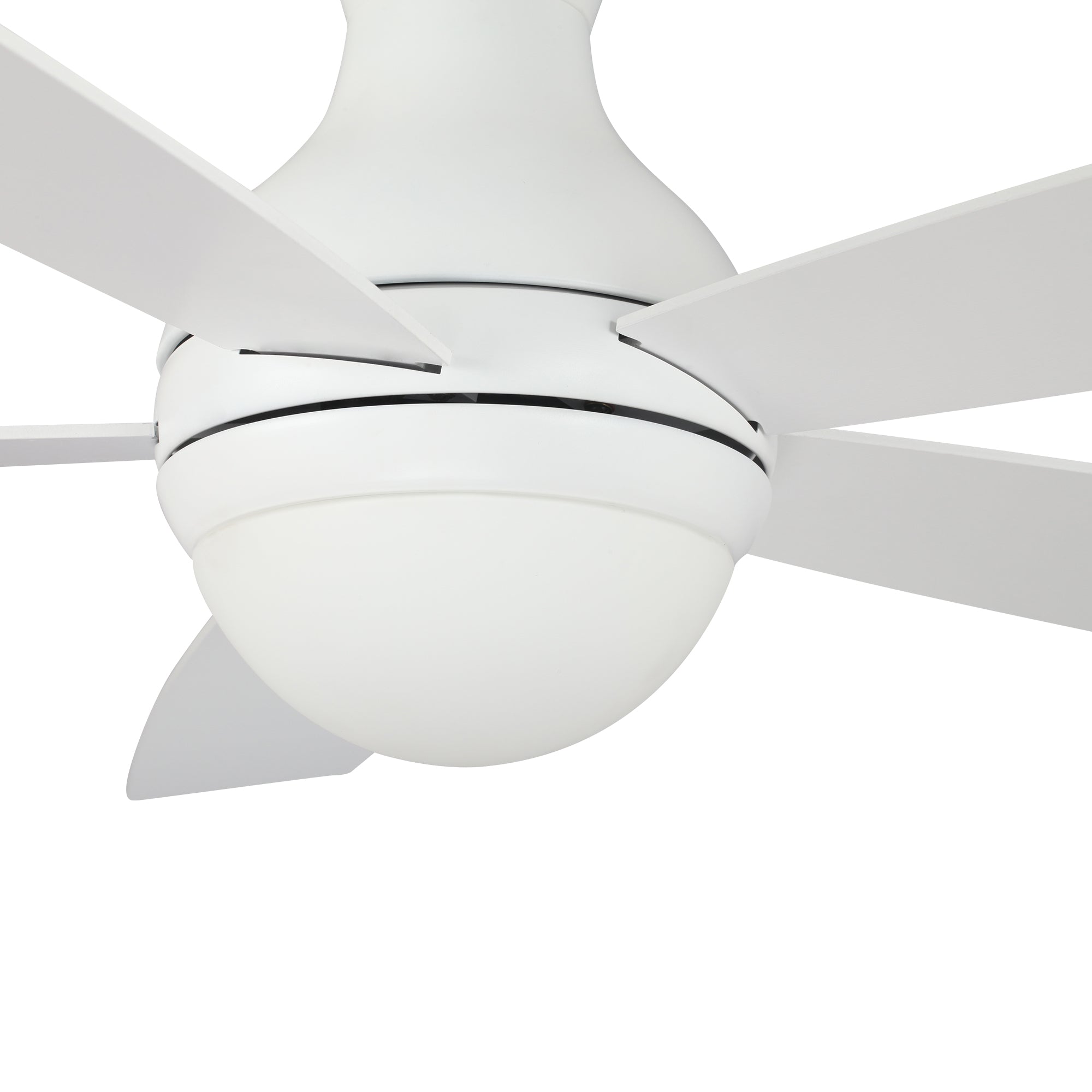 This Fannin 52&#39;&#39; smart ceiling fan keeps your space cool, bright, and stylish. It is a soft modern masterpiece perfect for your large indoor living spaces. This Wifi smart ceiling fan is a simplicity designing with White finish, use elegant Plywood blades and has an integrated 4000K LED cool light. The fan features Remote control, Wi-Fi apps, Siri Shortcut and Voice control technology (compatible with Amazon Alexa and Google Home Assistant ) to set fan preferences.