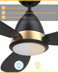 This Fayette 52'' smart ceiling fan are made with incredibly efficient and completely silent DC motors, full function remote control - fan speed, light on/off/dim, reverse function, including 10-speed reversible motor allows you to change the direction of your fan from downdraft mode during the summer to updraft mode during the winter.
