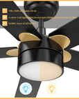 This Granby 52'' smart ceiling fan are made with incredibly efficient and completely silent DC motors, full function remote control - fan speed, light on/off/dim, reverse function, including 10-speed reversible motor allows you to change the direction of your fan from downdraft mode during the summer to updraft mode during the winter.