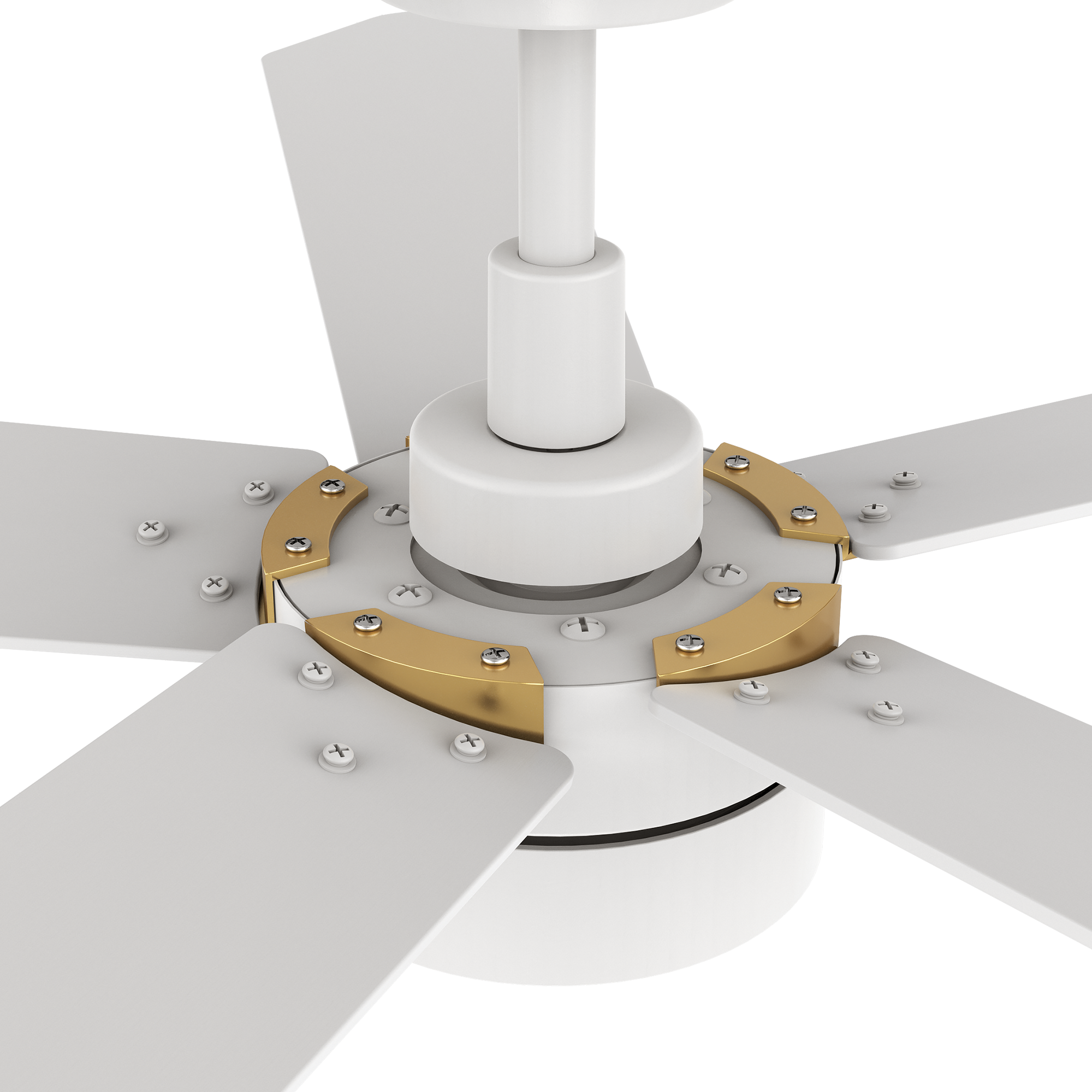 This Granby 52&#39;&#39; smart outdoor ceiling fan with lights keeps your space cool, bright, and stylish. It is a soft modern masterpiece perfect for your large indoor and patio living spaces. This Wifi smart ceiling fan is a simplicity designing with White finish, use elegant Plywood blades and has an integrated 4000K LED daylight. The fan features Remote control, Wi-Fi apps, Siri Shortcut and Voice control technology (compatible with Amazon Alexa and Google Home Assistant ) to set fan preferences.