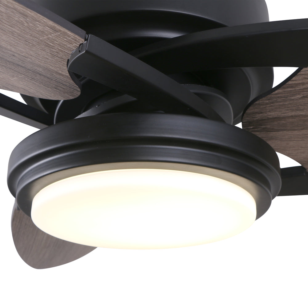 The Maxwell 52” ceiling fan has arrived to make all other traditional ceiling fans obsolete. The fan features a stylish exterior to add a touch of grace to your indoor home and an advanced interior to deliver optimal cooling and lighting. 