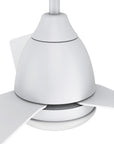 This Silas 44'' smart ceiling fan keeps your space cool, bright, and stylish. It is a soft modern masterpiece perfect for your indoor living spaces. This Wifi smart ceiling fan is a simplicity designing with White finish, use very strong ABS blades and has an integrated 4000K LED cool light. The fan features Remote control, Wi-Fi apps, Siri Shortcut and Voice control technology (compatible with Amazon Alexa and Google Home Assistant ) to set fan preferences.