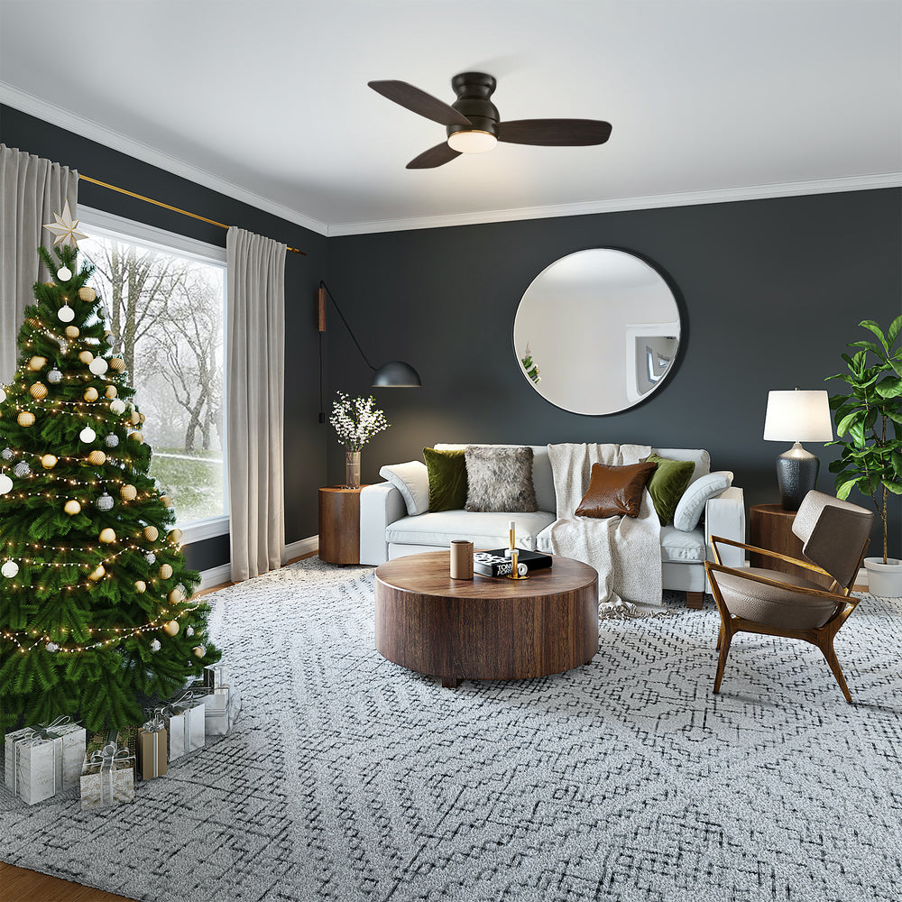 Create the home environment of your dreams with the versatile and powerful Arran 44 /48 /60 inches modern ceiling fan with lights! On the inside, The remote control ceiling fan features advanced motor and lighting technology for energy efficiency and precise control. On the outside, the Arran low profile ceiling fan features a sleek silhouette, elegant blades, and a timeless black or white finish for the ideal fit in any home interior! 