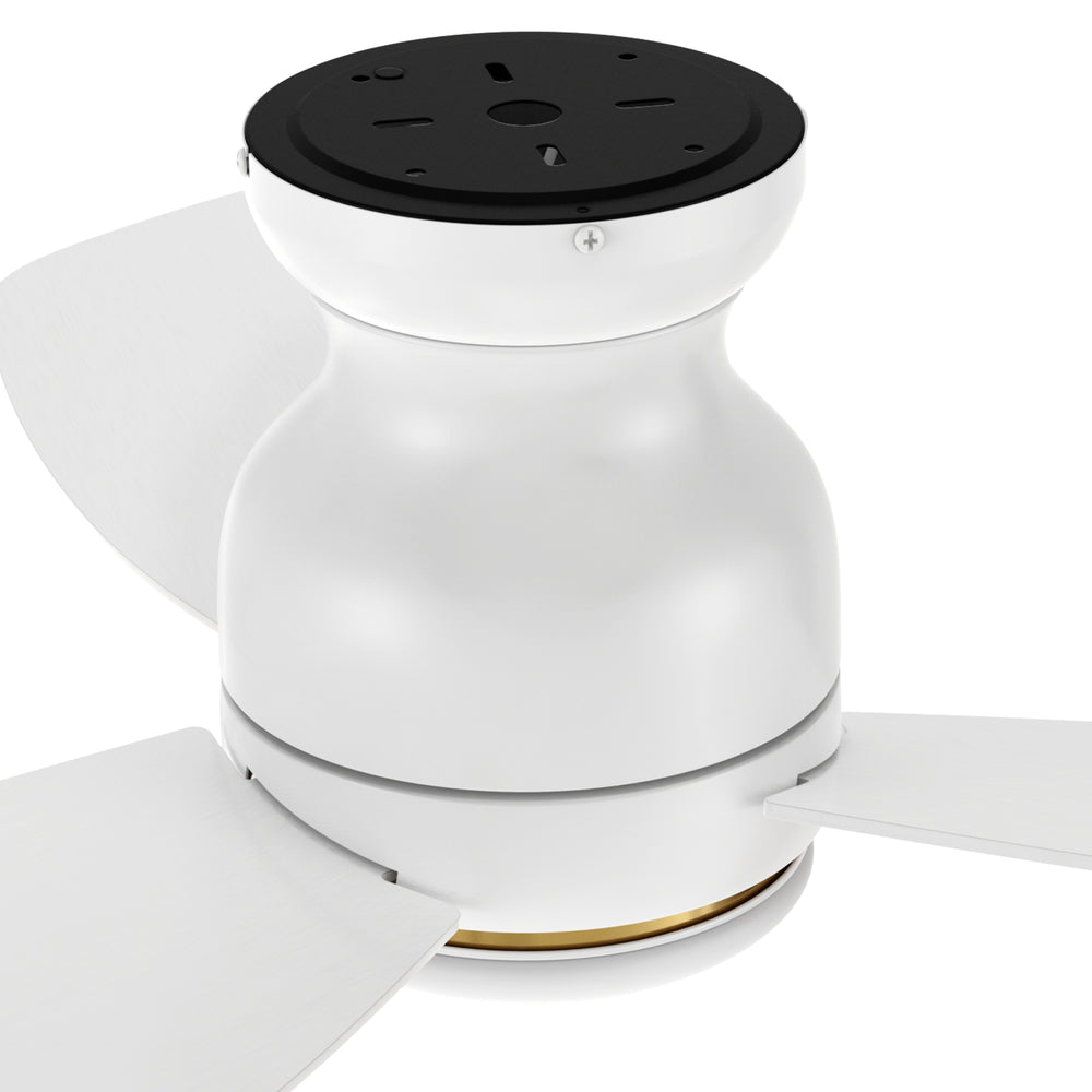 Create the home environment of your dreams with the versatile and powerful Arran 44 /48 /60 inches modern ceiling fan with lights! On the inside, The remote control ceiling fan features advanced motor and lighting technology for energy efficiency and precise control. On the outside, the Arran low profile ceiling fan features a sleek silhouette, elegant blades, and a timeless black or white finish for the ideal fit in any home interior! 