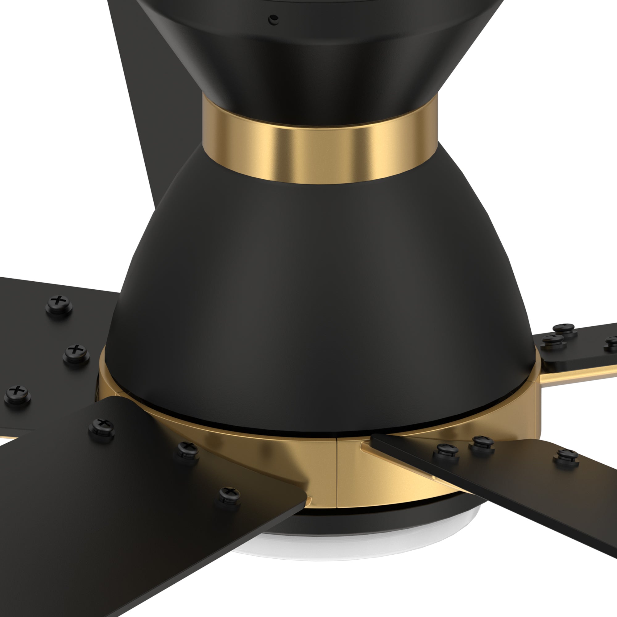 The Aspen flush mount fan features Remote control, Wi-Fi apps, Siri Shortcut and Voice control technology (compatible with Amazon Alexa and Google Home Assistant ) to set fan preferences. 