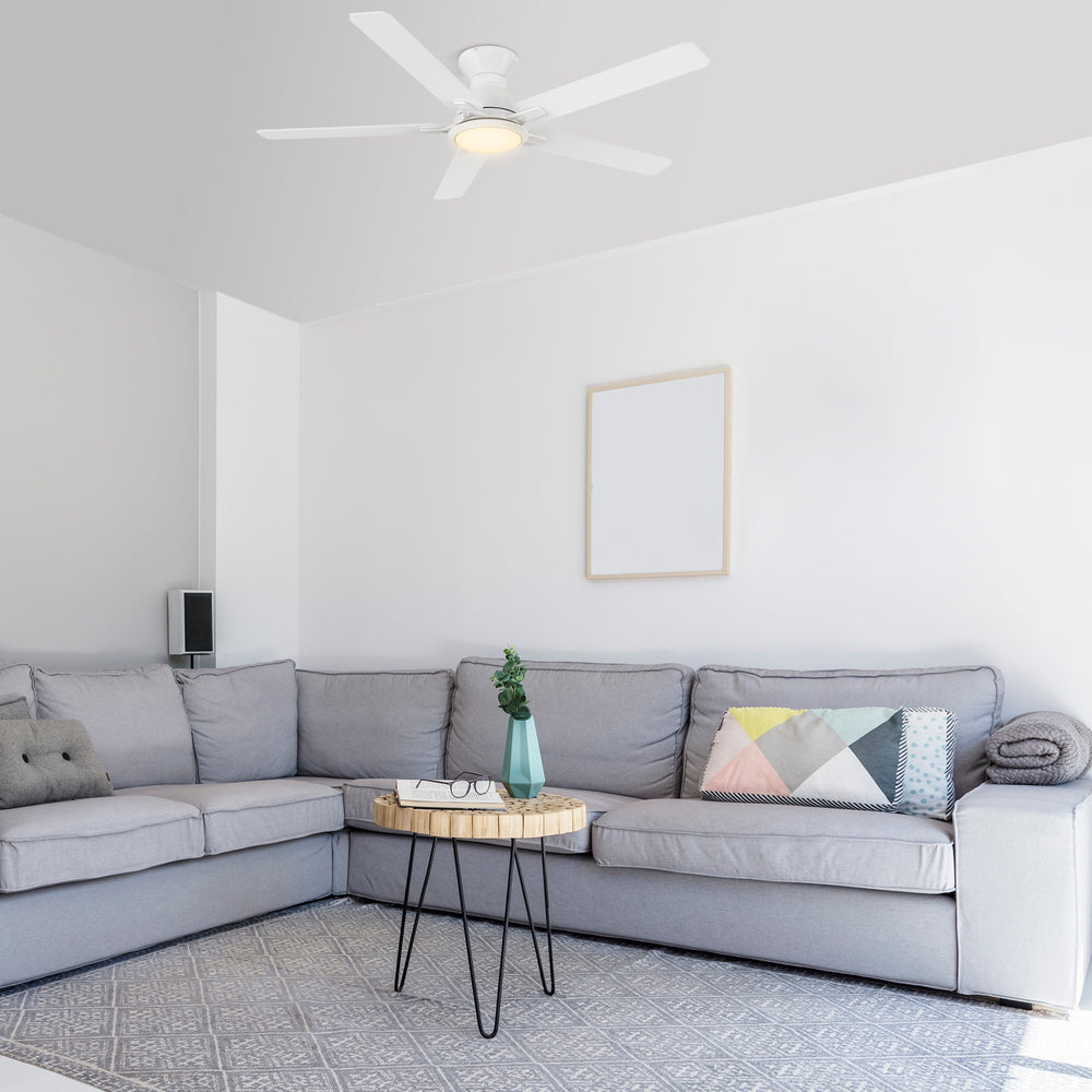 Sophistication, silence, and speed come together to create the revolutionary Byrness 52/60 inches modern ceiling fan. Equipped with the latest motor and lighting technology and designed to meet the latest design trends, the black and gold ceiling fan delivers the perfect amount of comfort and style to any space. Select from the bold black ceiling fan, ideal for eclectic rooms, or the simple white finish to complement any space with minimalist decor. 
