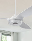The Smafan Icebreaker 60'' smart fan delivers high and energy-efficient airflow in a sleek design. With dimmable integrated LED, 10-Speed whisper-quiet DC motor, available remote, phone app, and voice integration control, and airfoils in classic white or black or clear, Icebreaker helps you enjoy your better life.