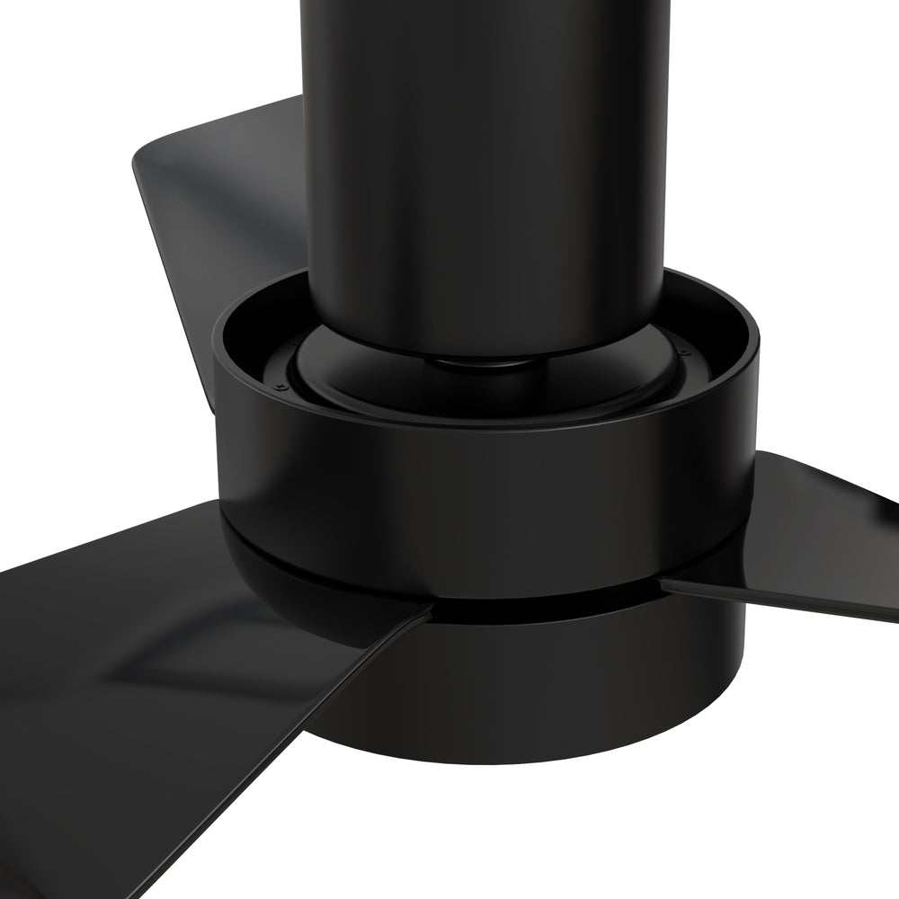 This Smafan Carro Marion 44" ceiling fan keeps your space cool, bright, and stylish. It is a soft modern masterpiece perfect for your indoor living spaces. This ceiling fan is a simplicity designing with Black finish, use very strong ABS blades and has an integrated 4000K LED cool light. The fan features Remote control to set fan preferences. 