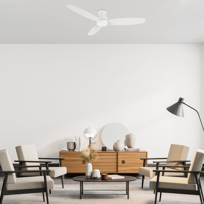 Enjoy a cooling breeze and relaxing controling in an elegant large space with the Smafan Osborn 60 inch indoor ceiling fan. The fan is equipped with the latest motor and controling technology with a stylish exterior to suit the décor of your preference. The fan features a charming black / white finish and sleek blades to cooling up your indoor living spaces. 