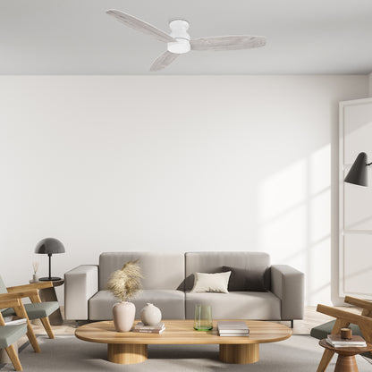 Enjoy a cooling breeze and relaxing controling in an elegant large space with the Smafan Osborn 60 inch indoor ceiling fan. The fan is equipped with the latest motor and controling technology with a stylish exterior to suit the décor of your preference. The fan features a charming black / white finish and sleek blades to cooling up your indoor living spaces. 