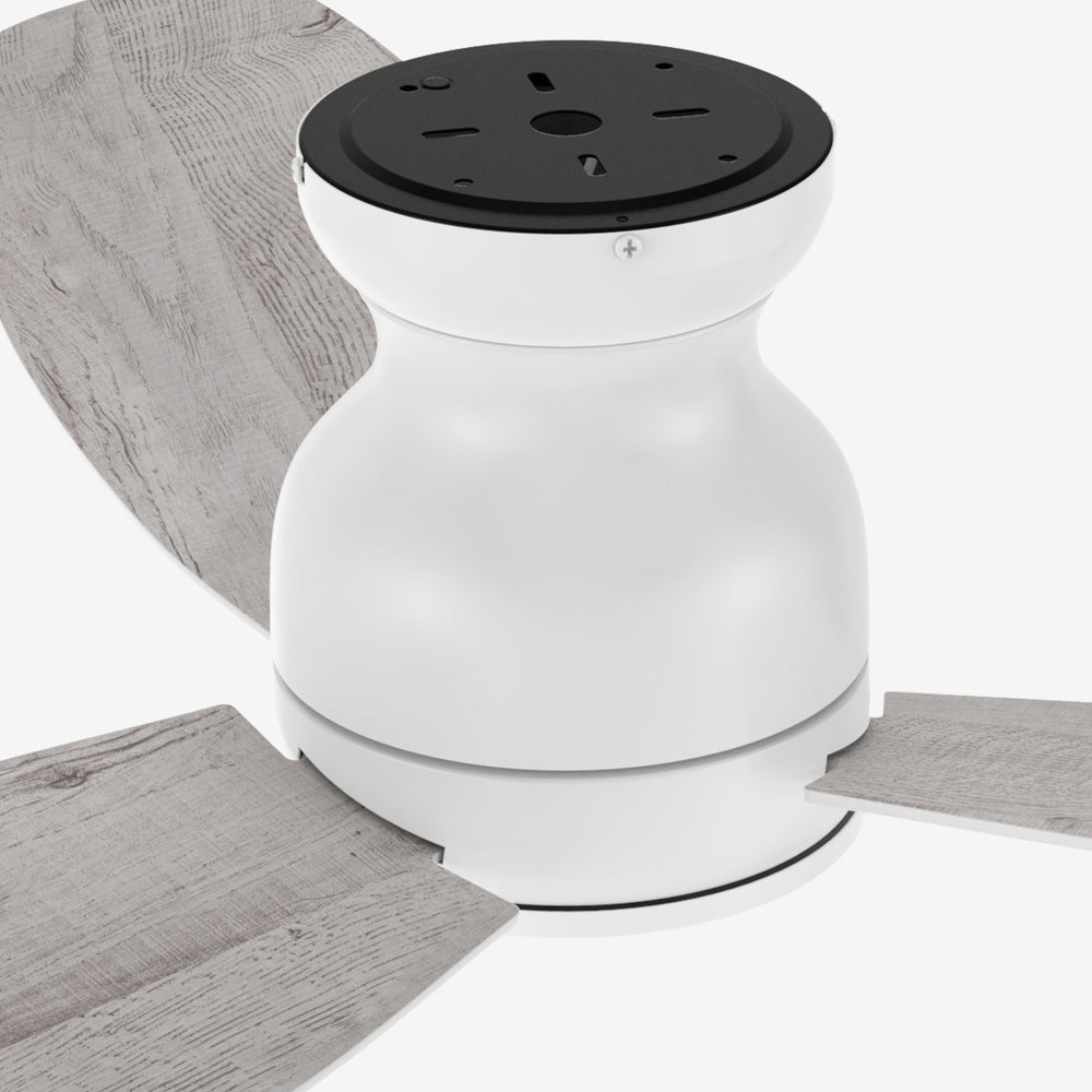 Enjoy a cooling breeze and relaxing controling in an elegant large space with the Smafan Osborn 60 inch indoor ceiling fan. The fan is equipped with the latest motor and controling technology with a stylish exterior to suit the décor of your preference. The fan features a charming black / white finish and sleek blades to cooling up your indoor living spaces. 