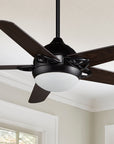 The Smafan Sonnen 52'' smart ceiling fan keeps your space cool, bright, and stylish. It is a soft modern masterpiece perfect for your large indoor living spaces. This Wifi smart ceiling fan is a simplicity designing with Black finish, use elegant Plywood blades and has an integrated 4000K LED daylight.