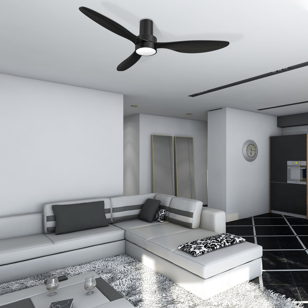 This Coleman 52" smart ceiling fan keeps your space cool, bright, and stylish. It is a soft modern masterpiece perfect for your indoor living spaces. This Wifi smart ceiling fan is a simplicity designing with white finish, use very strong ABS blades and has an integrated 5700K LED day light. The fan features Remote control, Wi-Fi apps, Siri Shortcut and Voice control technology (compatible with Amazon Alexa and Google Home Assistant ) to set fan preferences. 
