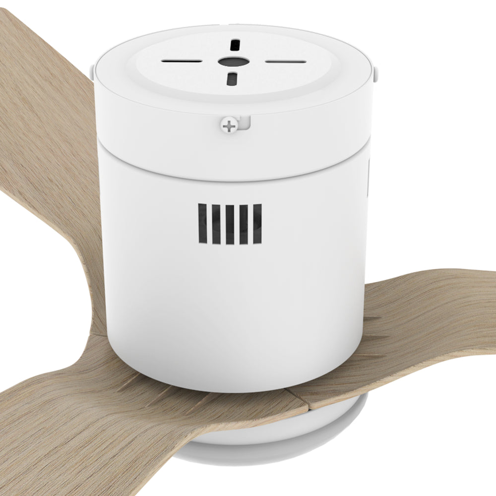 Smafan Elite Smart Ceiling Fan is compatible with Alexa, Siri, Google Assistant, smart app. It will bring a modern touch to your home décor. Elegant, quietness, and energy saving are some of its advantages. Available for outdoor/indoor use. 