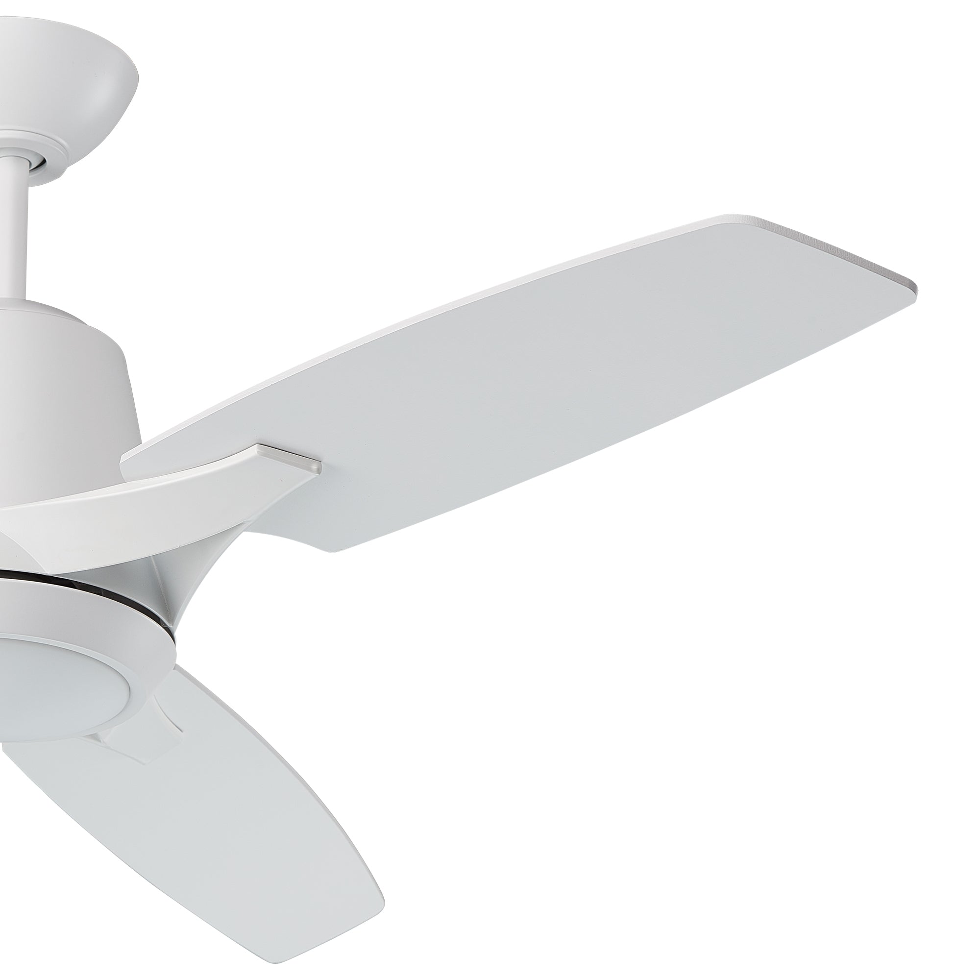 The Smafan Exton 52'' Smart Ceiling Fan keeps your space cool, bright, and stylish. It is a soft modern masterpiece perfect for your large indoor living spaces. This Wifi smart ceiling fan is a simplicity designing with Black finish, use elegant Plywood blades and compatible with LED Light. The fan features wall control, Wi-Fi apps, Siri Shortcut and Voice control technology (compatible with Amazon Alexa and Google Home Assistant ) to set fan preferences.#color_white