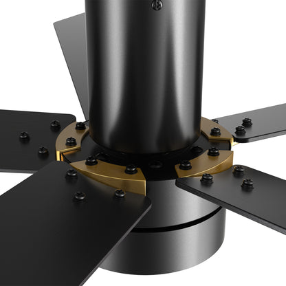 This Harlem 52&quot; smart ceiling fan keeps your space cool, bright, and stylish. It is a soft modern masterpiece perfect for your large indoor living spaces. This Wifi smart ceiling fan is a simplicity designing with Black finish, use elegant Plywood blades and has an integrated 4000K LED cool light. The fan features Remote control, Wi-Fi apps, Siri Shortcut and Voice control technology (compatible with Amazon Alexa and Google Home Assistant ) to set fan preferences. 
