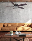 This Smafan Henderson 52''/56'' Crystal ceiling fan keeps your space cool, bright, and stylish. It is a soft modern masterpiece perfect for your large indoor living spaces. This ceiling fan is a simplicity designing with black finish, use elegant Plywood blades and compatible with LED bulb(Not included). The fan features remote control.