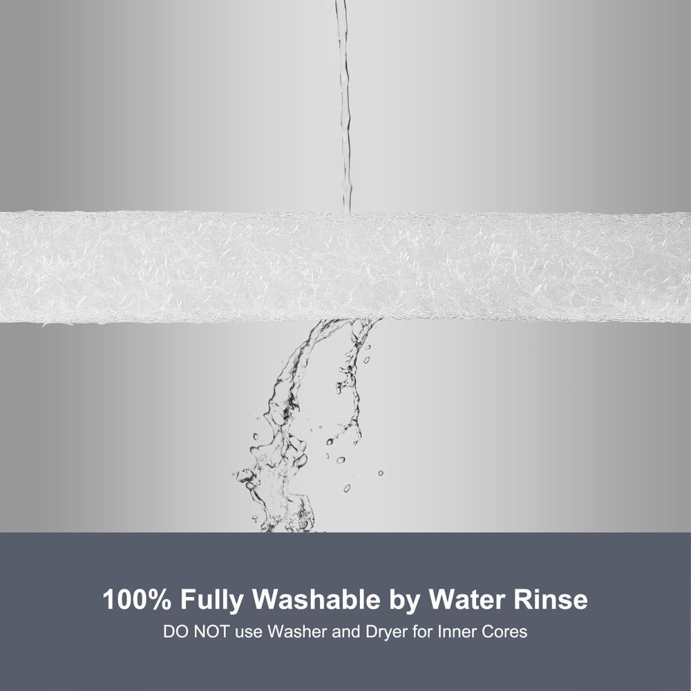 The Smafan Kaiteki 2.75 Inch Air Fiber Mattress Topper was inspired by those who suffer from chronic sleep ailments including painful muscles, stiff joints, and trouble falling and remaining asleep. Designed with an outer cover made of premium polyester and 3 inner cores made of innovative 4D Air Fiber material, the Kaiteki creates the optimal sleep conditions that can help mitigate pain and discomfort.