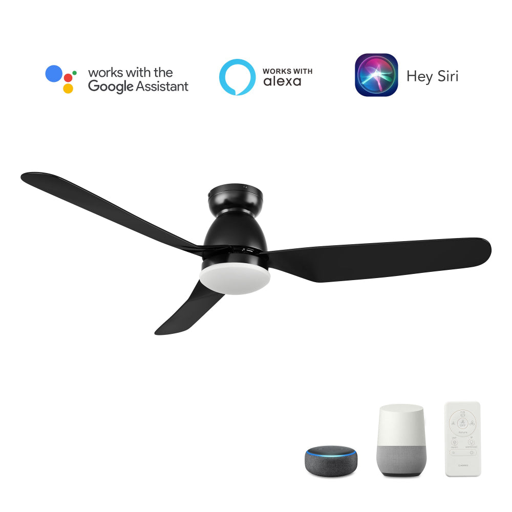 Smart Features: Never leave the fan on by accident again! Use the Macon’s smart scheduling and timer features to automatically turn your fan on or off at precise times. Multiple Control Options: Control your smart ceiling fan with lights from anywhere in your home using the remote control and voice control (when connected to Alexa, Google Assistant, and Siri Shortcuts); you can also control your fan while you’re away from home using the Carro Home App. 