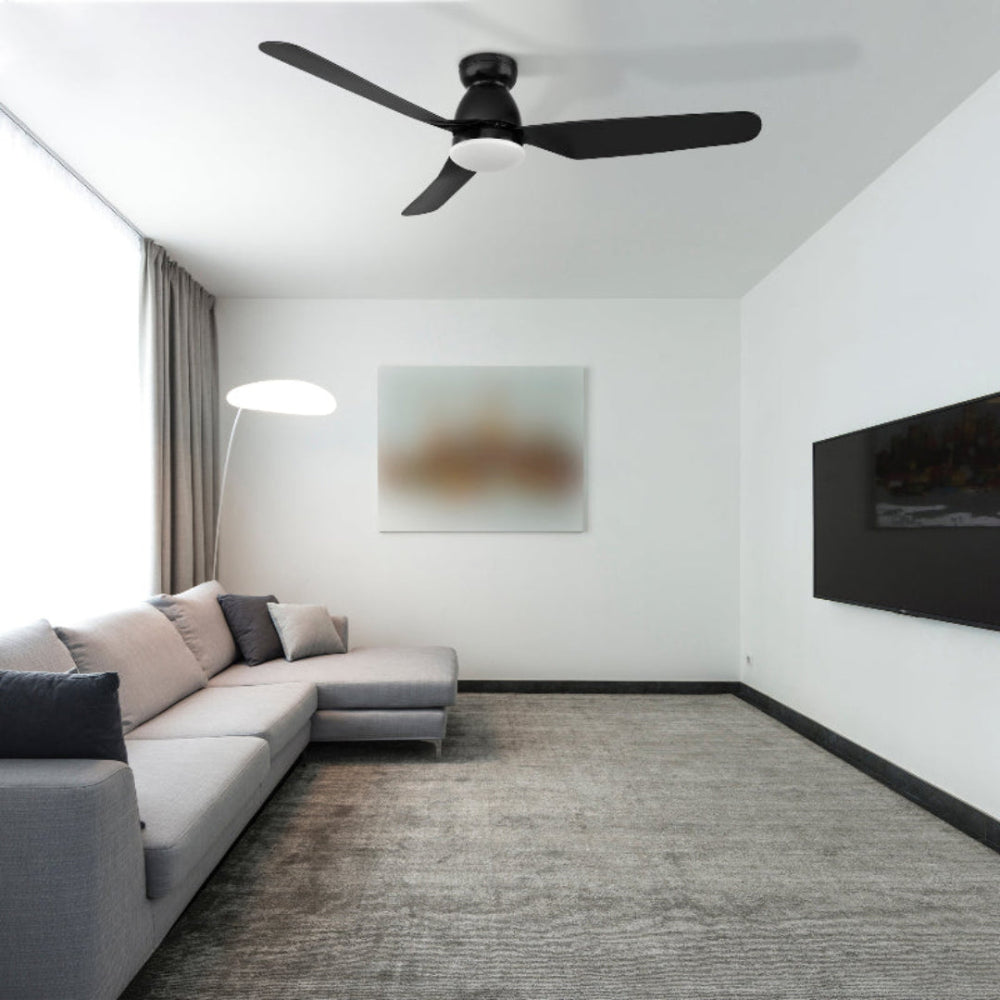 Smart Features: Never leave the fan on by accident again! Use the Macon’s smart scheduling and timer features to automatically turn your fan on or off at precise times. Multiple Control Options: Control your smart ceiling fan with lights from anywhere in your home using the remote control and voice control (when connected to Alexa, Google Assistant, and Siri Shortcuts); you can also control your fan while you’re away from home using the Carro Home App. 