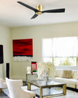 This Modena 52''ceiling fan keeps your space cooland stylish. It is a soft modern masterpiece perfect for your indoor living spaces. This ceiling fan is a simplicity designing with White finish, use very strong ABS blades. 