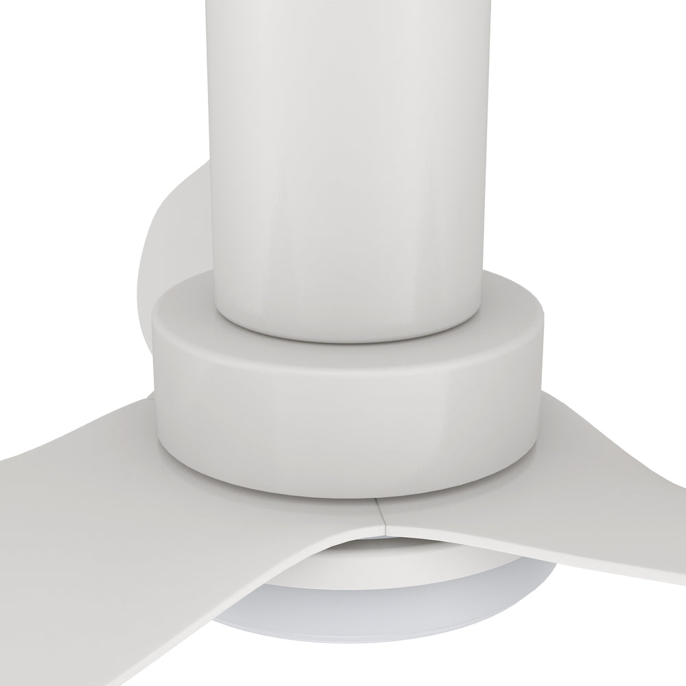 No space is too small for the Nefyn 36/45 inches flush mount ceiling fan! Designed with a compact exterior, a flush mount, an advanced DC motor, and luminous LED lighting. The Nefyn remote control ceiling fan is available in a black or white finish to contrast elegantly or blend seamlessly into the decor of your preference. 