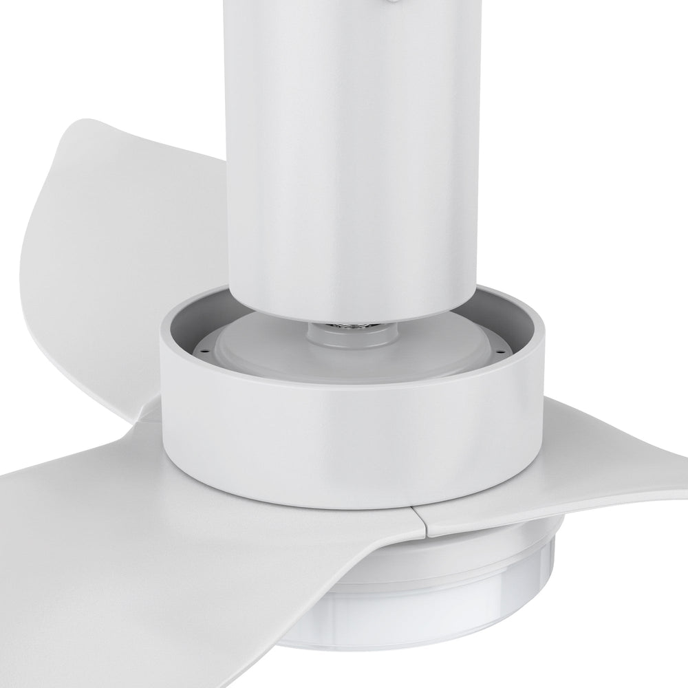 No space is too small for the Nefyn 36/45 inches flush mount ceiling fan! Designed with a compact exterior, a flush mount, an advanced DC motor, and luminous LED lighting. The Nefyn remote control ceiling fan is available in a black or white finish to contrast elegantly or blend seamlessly into the decor of your preference. 