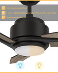 This Smafan Tilbury 52'' smart ceiling fan features Remote control, Wi-Fi apps, Siri Shortcut and Voice control technology (compatible with Amazon Alexa and Google Home Assistant ) to set fan preferences.