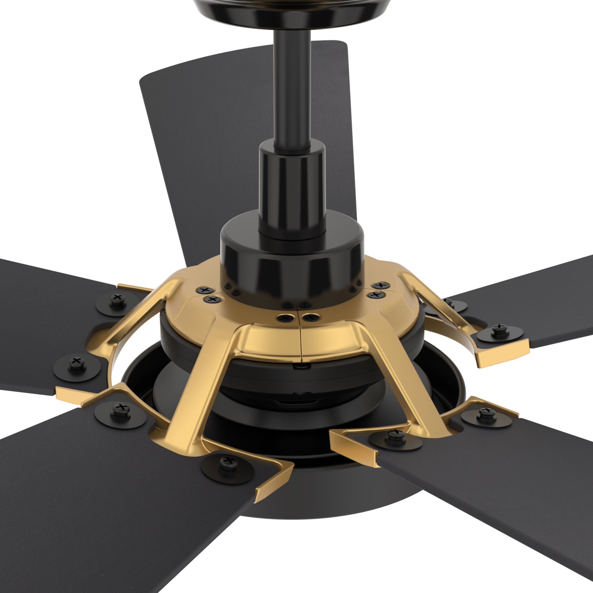 This Smafan Wilkes 52'' smart ceiling fan keeps your space cool, bright, and stylish. It is a soft modern masterpiece perfect for your large indoor living spaces. This Wifi smart ceiling fan is a simplicity designing with Black finish, use elegant Plywood blades, Glass shade and has an integrated 4000K LED daylight. The fan features Remote control, Wi-Fi apps, Siri Shortcut and Voice control technology (compatible with Amazon Alexa and Google Home Assistant ) to set fan preferences.#color_black