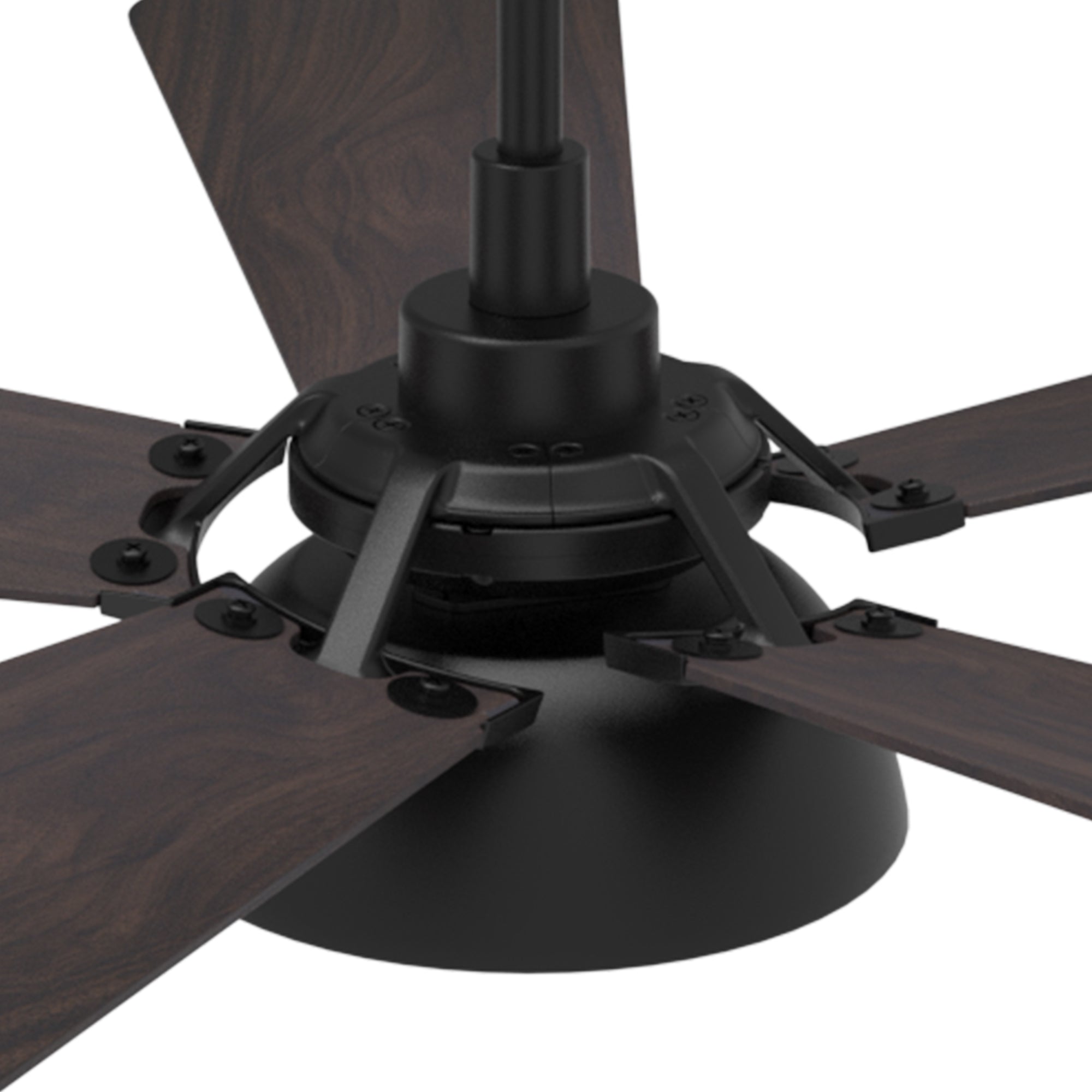 This Smafan Wilkes 52'' smart ceiling fan keeps your space cool, bright, and stylish. It is a soft modern masterpiece perfect for your large indoor living spaces. This Wifi smart ceiling fan is a simplicity designing with Black finish, use elegant Plywood blades, Glass shade and has an integrated 4000K LED daylight. The fan features Remote control, Wi-Fi apps, Siri Shortcut and Voice control technology (compatible with Amazon Alexa and Google Home Assistant ) to set fan preferences.#color_dark-wood