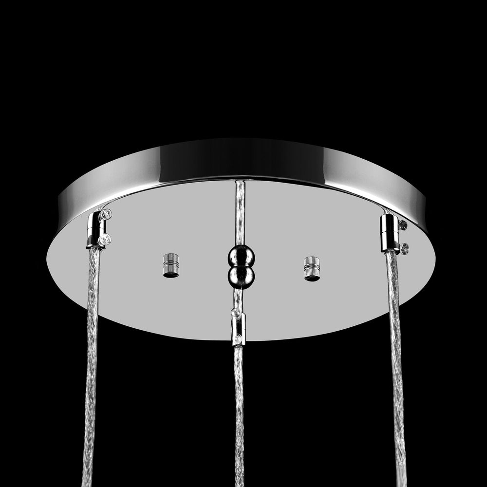 Leave the boring lighting in the past and set the tone for any occasion using the Carro Home Paton 3-Pendant Light. Designed with RGB LED, Smart technology, and modern control options, the Paton is a fun way to add style and brightness to any space in your home. Created with a trendy 3-Pendant configuration in transparent and silver, the Paton is great for open indoor areas, such as living rooms, dining rooms, and modern home offices. 