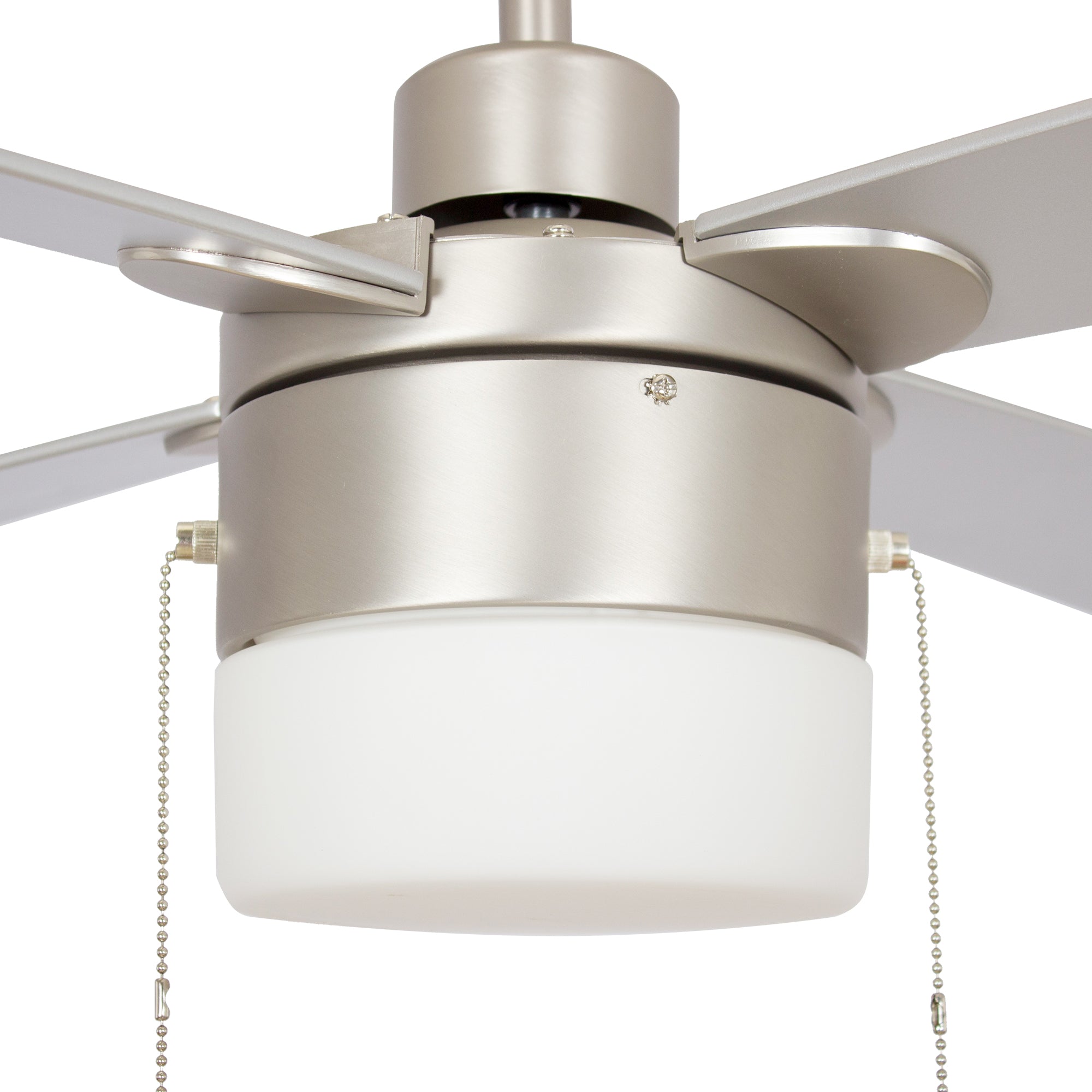 This Smafan Alrich 52&#39;&#39;Ceiling Fan keeps your space cool, bright, and stylish. It is a soft modern masterpiece perfect for your large indoor living spaces. This Model ceiling fan is a simplicity designing with Black finish, use Medium Density Fiberboard  blades and compatible with LED bulb and pull chain. The fan feature  pull chain switch to set fan speed and light bulb preferences 