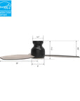 The Smafan 52'' Trendsetter smart ceiling fan keeps your space cool, bright, and stylish. It is a soft modern masterpiece perfect for your large indoor living spaces. This Wifi smart ceiling fan is a simplicity designing with Black finish, use elegant Plywood blades and has an integrated 4000K LED daylight. 