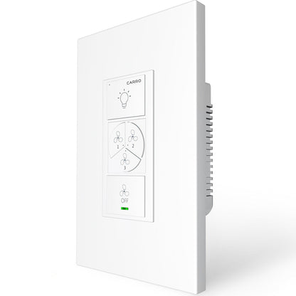Carro Home Smart Wall Switch Controller For Ceiling Fans (4 Gang)