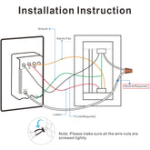 Carro Home Smart Wall Switch Controller For Ceiling Fans (3 Gang)