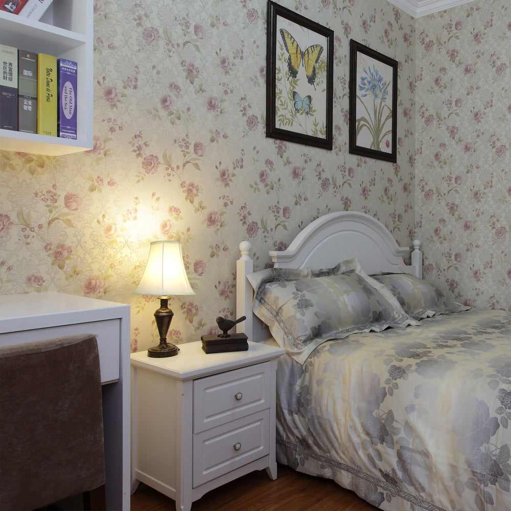 Creme White Carro Home Bell Lamp Shade 5"x10"x8"(Spider Fitting)-Set Of 2 