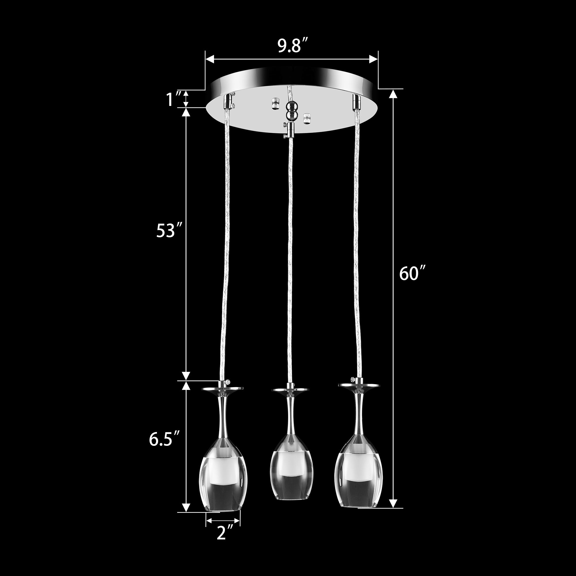 It brings fun light that can be used in every occasion. The pendant light features Wi-Fi apps, Siri Shortcut and Voice control technology (compatible with Amazon Alexa and Google Home Assistant) to set the pendant light dimmable and RGB multicolor. This pendant light can satisfy not only the various color lighting effect settings, but also the more dim color variations that slowly change. The light colors are vivid and bright and dimmable. 