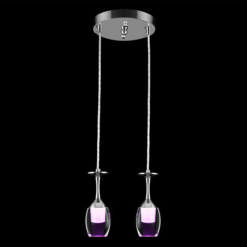 It brings fun light that can be used in every occasion. The pendant light features Wi-Fi apps, Siri Shortcut and Voice control technology (compatible with Amazon Alexa and Google Home Assistant) to set the pendant light dimmable and RGB multicolor. This pendant light can satisfy not only the various color lighting effect settings, but also the more dim color variations that slowly change. The light colors are vivid and bright and dimmable. 